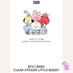 BT21 - Official Clear Sticker [LITTLE BUDDY] - Image 3