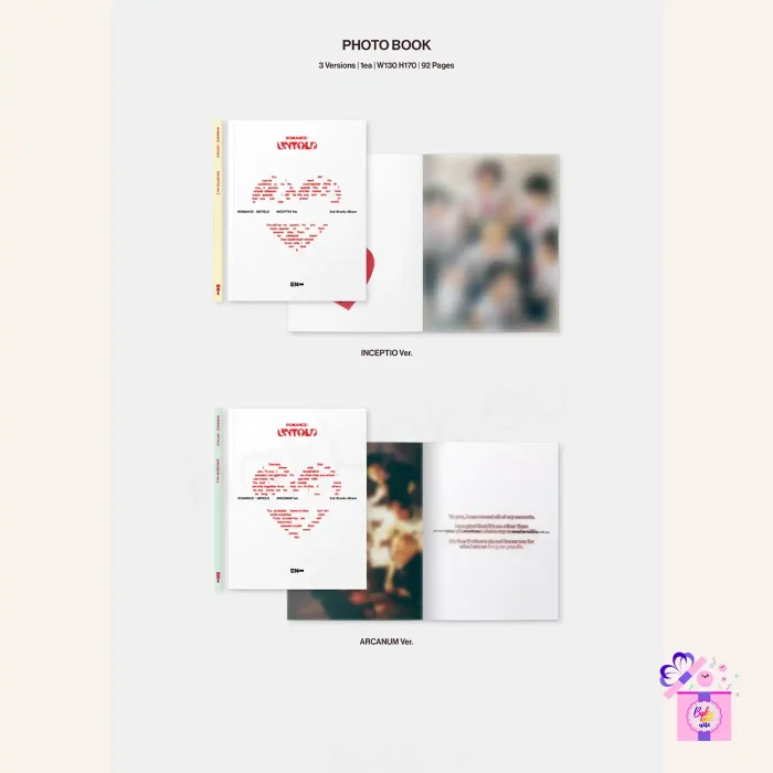 ENHYPEN – ROMANCE : UNTOLD (2nd Full Album) – Bak Bak K-Pop Store