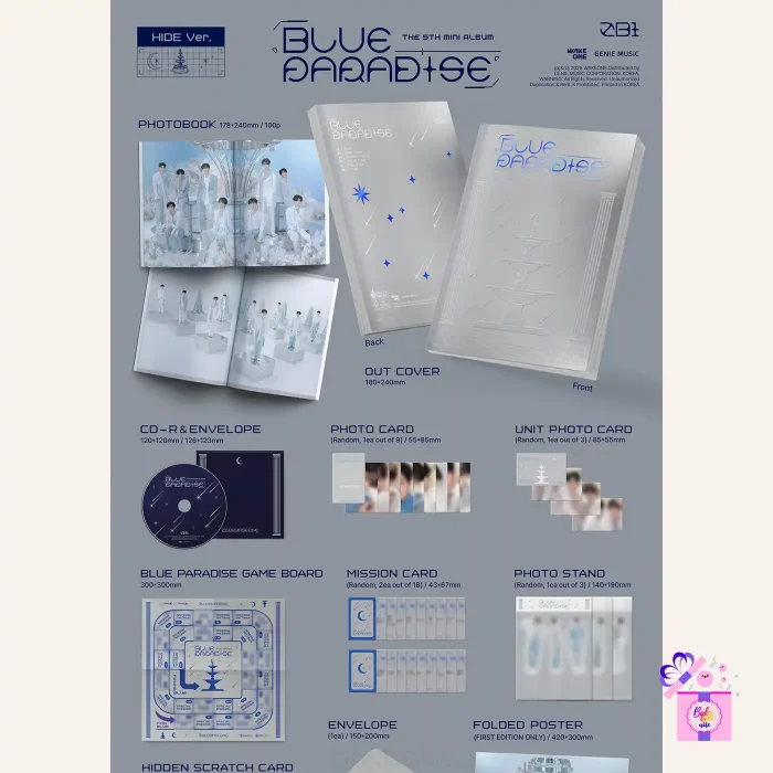 ZB1 – BLUE PARADISE [5th Mini Album] – Bak Bak K-Pop Store