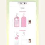 KEY (SHINee) - Photocard Holder (Key x Hello Kitty Pop-Up Store Limited Official MD) - Image 3