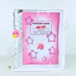 K-Pop Supply - Photocard Binder A5 + Keychain Bak Bak (6 Ring Deco Pocket)