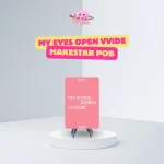MEOVV - Limited Photocard (MY EYES OPEN VVIDE MAKESTAR POB) - Image 2