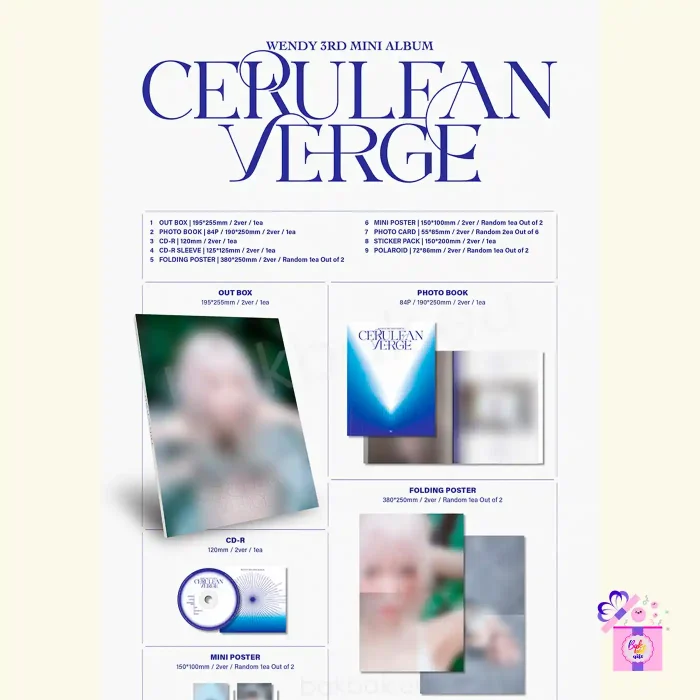 WENDY (Red Velvet) – Cerulean Verge (Photobook Ver.) [3rd Mini