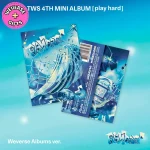 TWS - play hard (Weverse Albums ver.) + Weverse Gifts* [4th Mini Album]