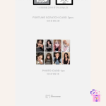 aespa - Photocard and Fortune Scratch Card Set (LIVE TOUR - SYNK : PARALLEL LINE : ENCORE Official MD) - Image 3