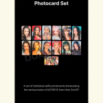 KATSEYE - Limited Selfie Photocards Set (BEAUTIFUL CHAOS Official MD) - Image 2