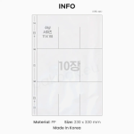 K-Pop Supply - Refill Sheets for Binder A4 BIG (Photocard Pocket) - Image 5