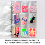 K-Pop Supply - Refill Sheets for Binder A4 BIG (Photocard Pocket) - Image 2