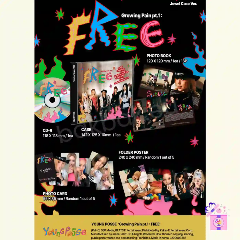 サインCD資料◆YOUNG POSSE◆Growing Pain pt1FREE Young Posse Growing Pain pt. 1 : FREE Digipack ver