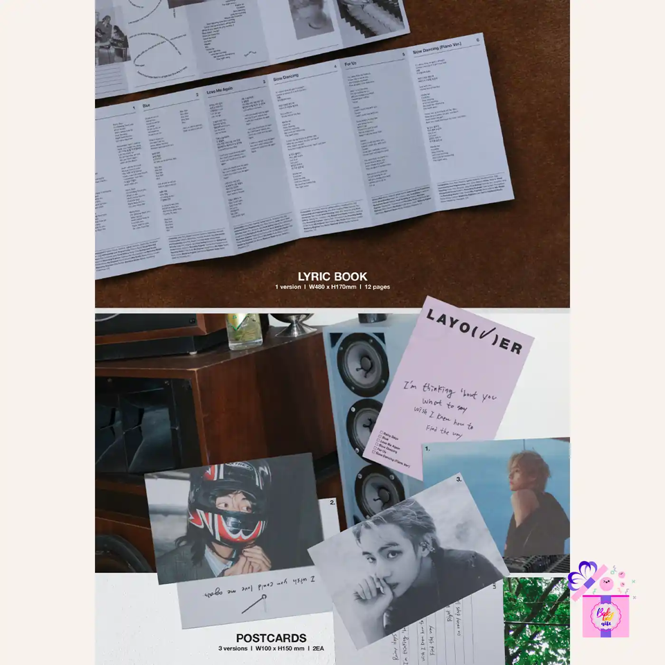 V (BTS) – Layover (4 Versions SET) + Weverse Gifts [Early Bird