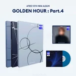 ATEEZ - GOLDEN HOUR : Part.4 (5 Limited Photocards) POP-UP Exclusive - Bundle Full Experience