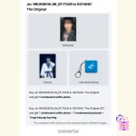 Jin (BTS) - '#RUNSEOKJIN_EP.TOUR in GOYANG' The Original + Weverse Gift* - Image 2