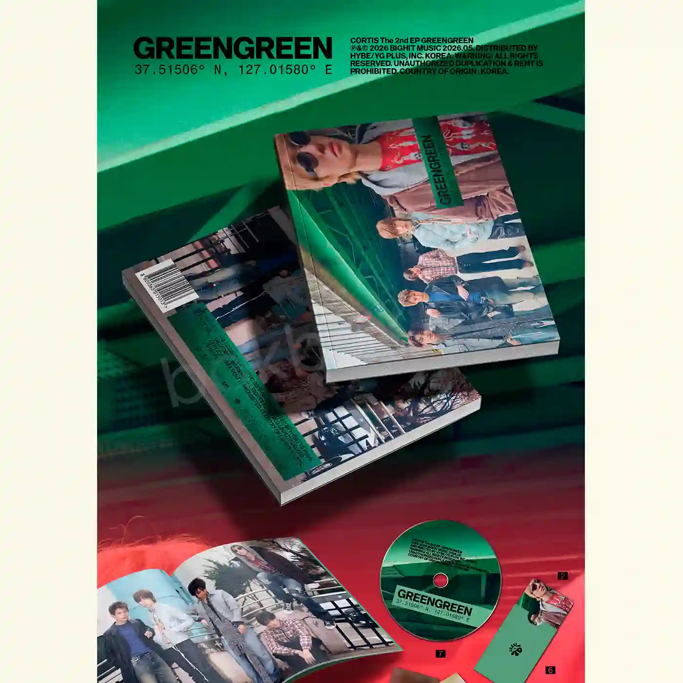 CORTIS – GREENGREEN [2nd EP Album] – Bak Bak K-Pop Store