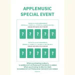 CORTIS - GREENGREEN + AppleMusic Photocard* [2nd EP Album] - Image 2