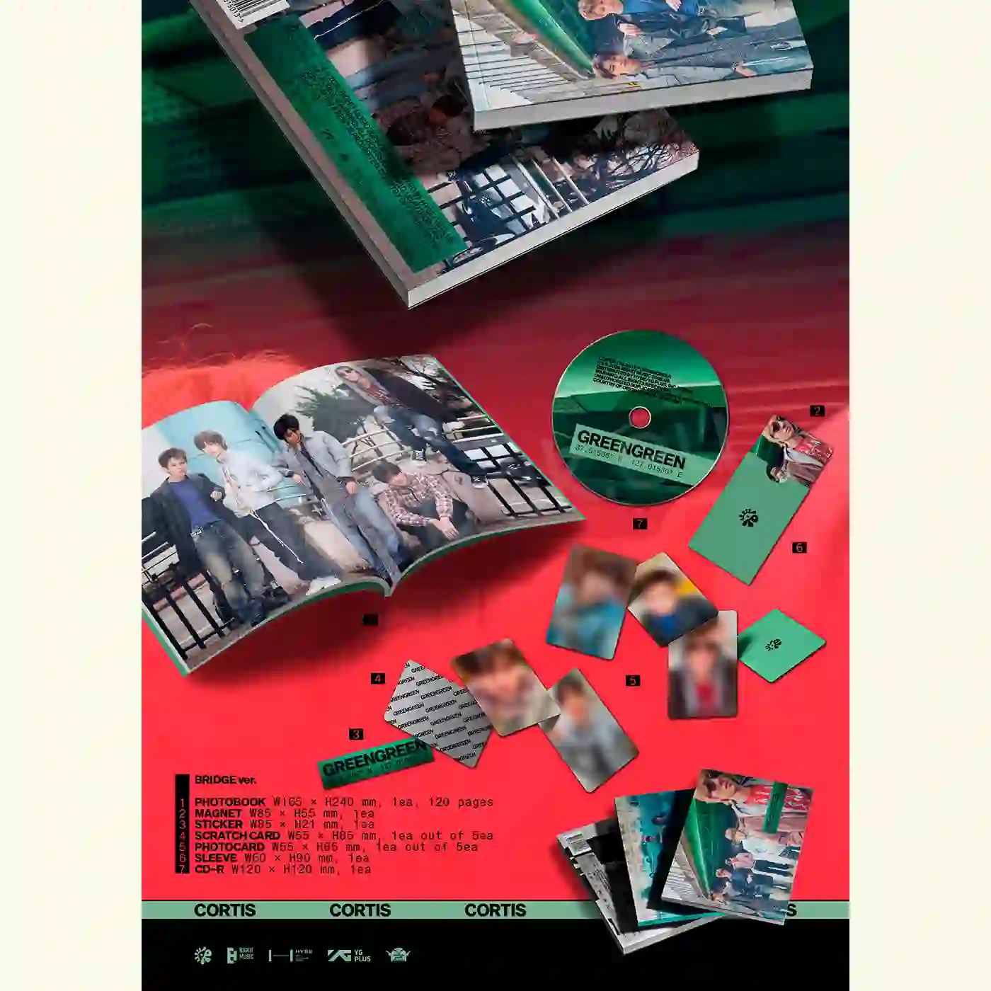 CORTIS – GREENGREEN [2nd EP Album] – Bak Bak K-Pop Store