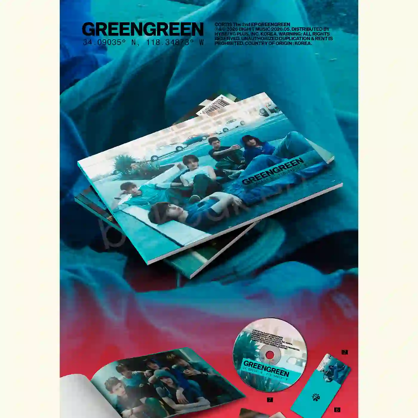 CORTIS – GREENGREEN [2nd EP Album] – Bak Bak K-Pop Store