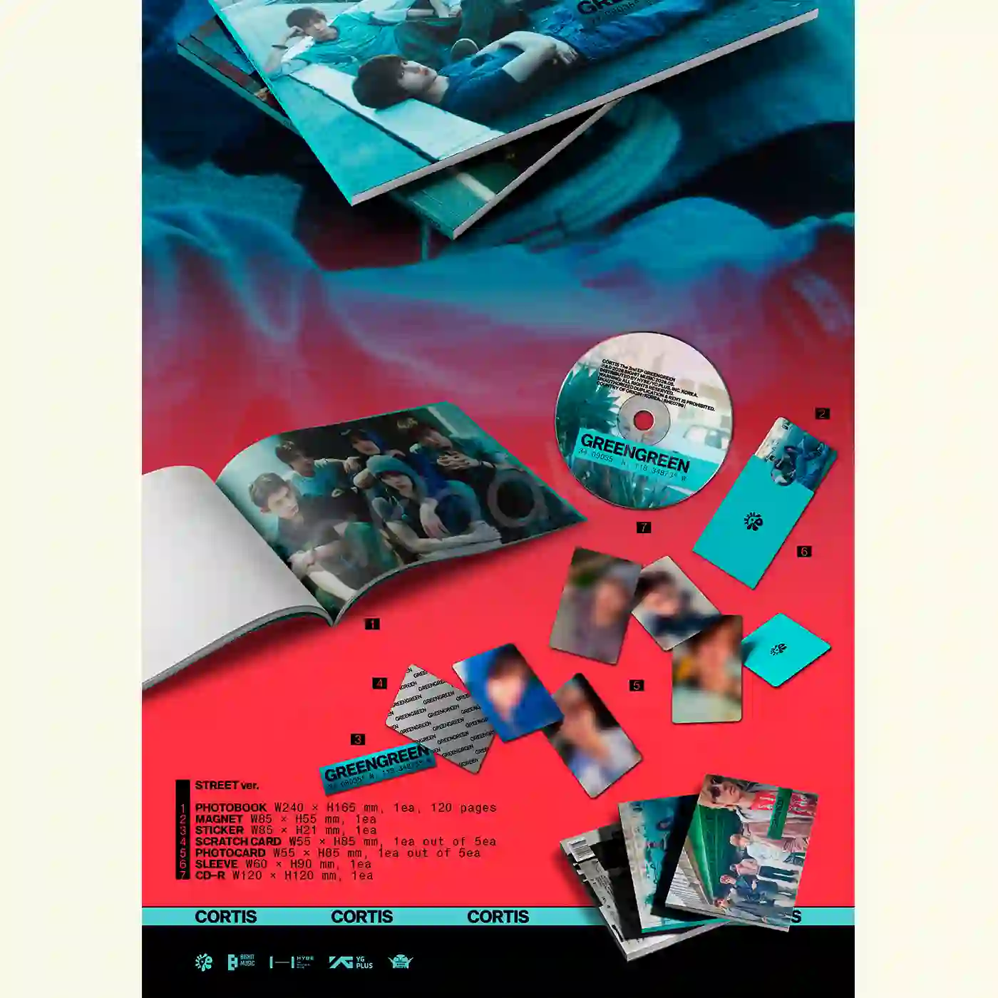 CORTIS – GREENGREEN + Weverse Gifts* [2nd EP Album] – Bak Bak K