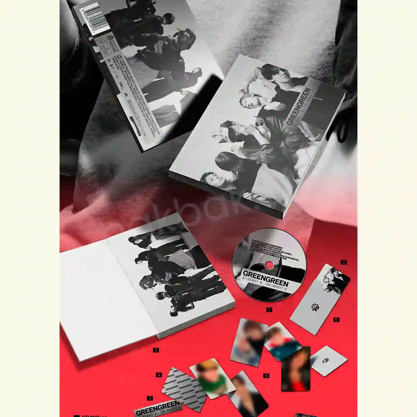 CORTIS – GREENGREEN + Weverse Gifts* [2nd EP Album] – Bak Bak K