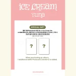 YUNA (ITZY) - ICE CREAM (MINI BAG Ver.) + Soundwave Photocard [1st Mini Album] - Image 2
