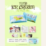 YUNA (ITZY) - ICE CREAM (Ice Cream Ver.) + FANS Shop Photocard [1st Mini Album] - Image 3