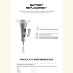 ATEEZ - Official LIGHTINY Keyring Ver.3 (Lightstick Keyring) - Image 7