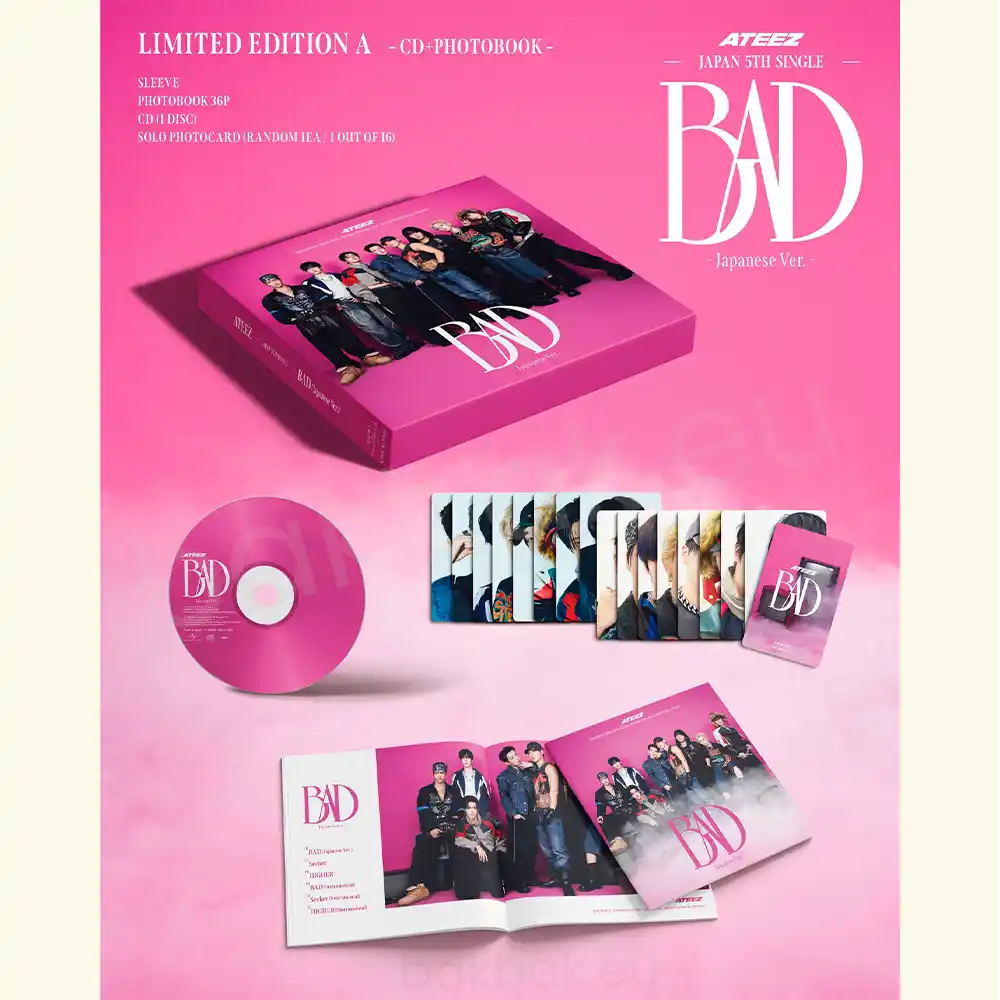 ATEEZ PART5 BAD アルバム 通常盤 3形態セット 新品未開封×10 ATEEZ – BAD (Japanese Ver. Limited Edition) [Japan 5th Single