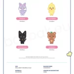 ATEEZ – Plush Doll [ANITEEZ IN COLOR Limited MD] - Image 3