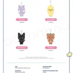 ATEEZ – Plush Keyring [ANITEEZ IN COLOR Limited MD] - Image 3
