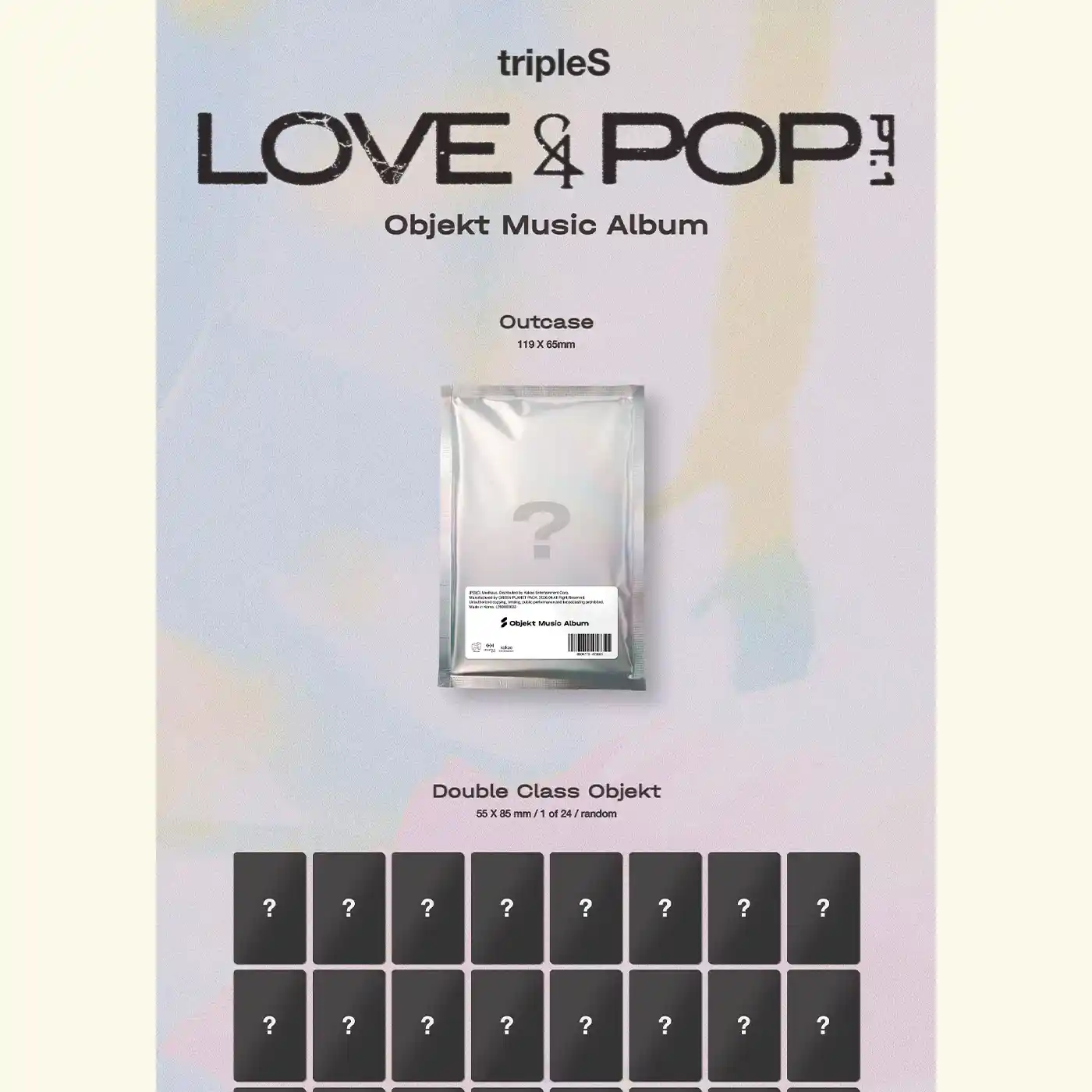 tripleS ∞! SSSch∞! VIP ONLY Objekt tripleS – LOVE&POP pt.1 (Objekt Music Album) [3rd Full Album
