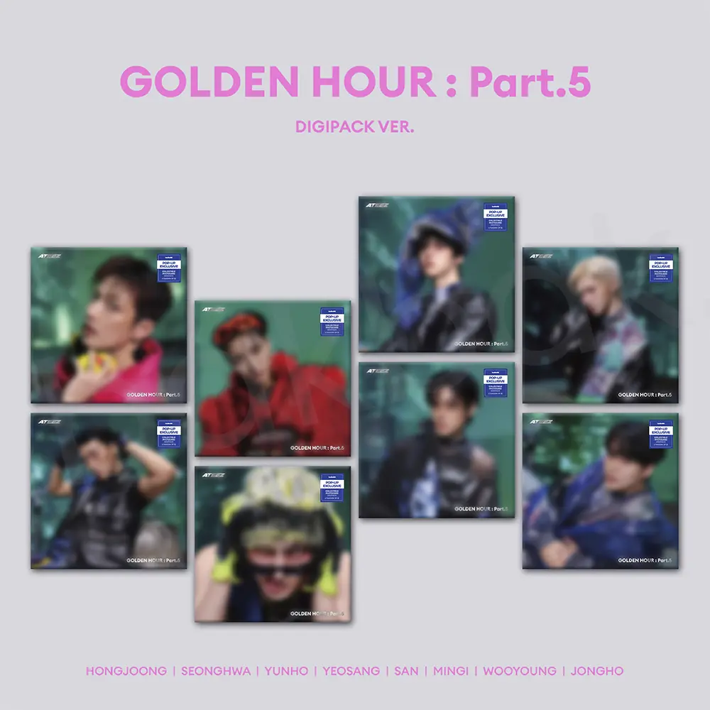 ATEEZ – GOLDEN HOUR : Part.5 (Digipack ver.) – POP-UP Exclusive