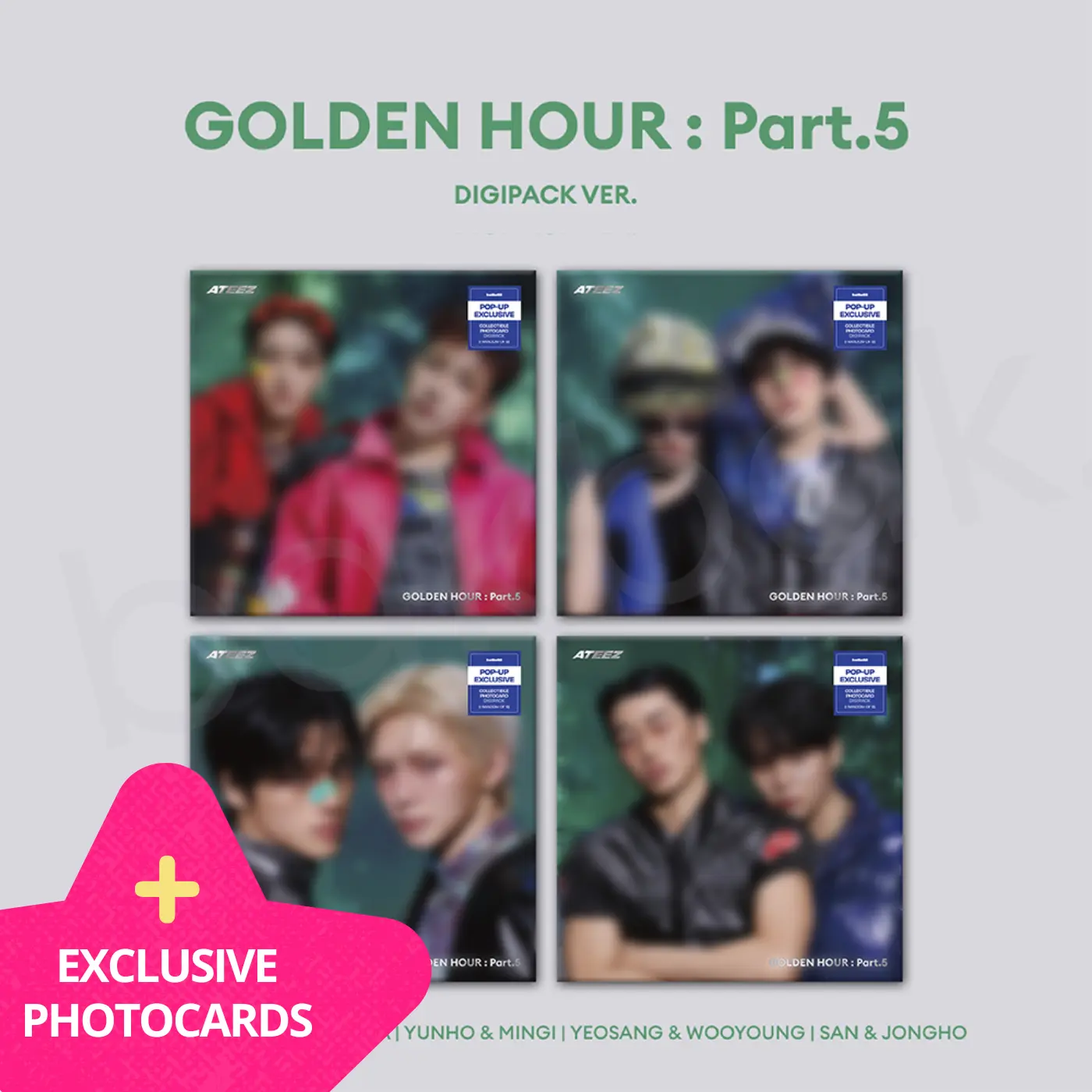 ATEEZ – GOLDEN HOUR : Part.5 (Digipack Unit ver.) – POP-UP