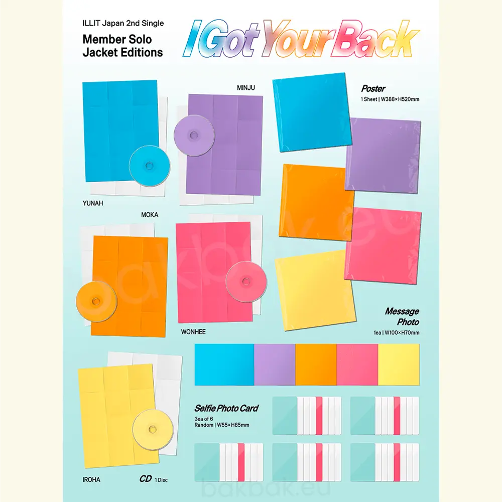 ILLIT – I Got Your Back (Member Solo Jacket Edition) [Japan 2nd