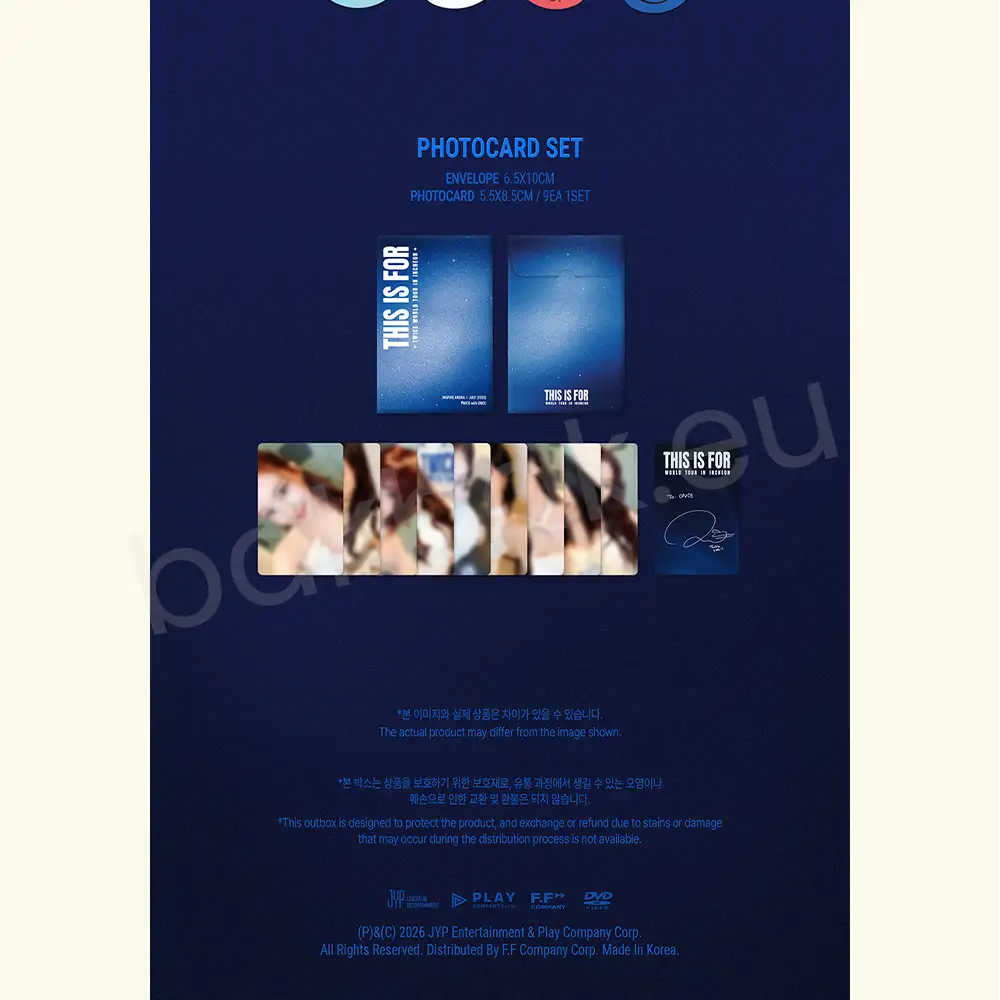 TWICE – THIS IS FOR (DVD) [World Tour in Incheon] – Bak Bak K-Pop