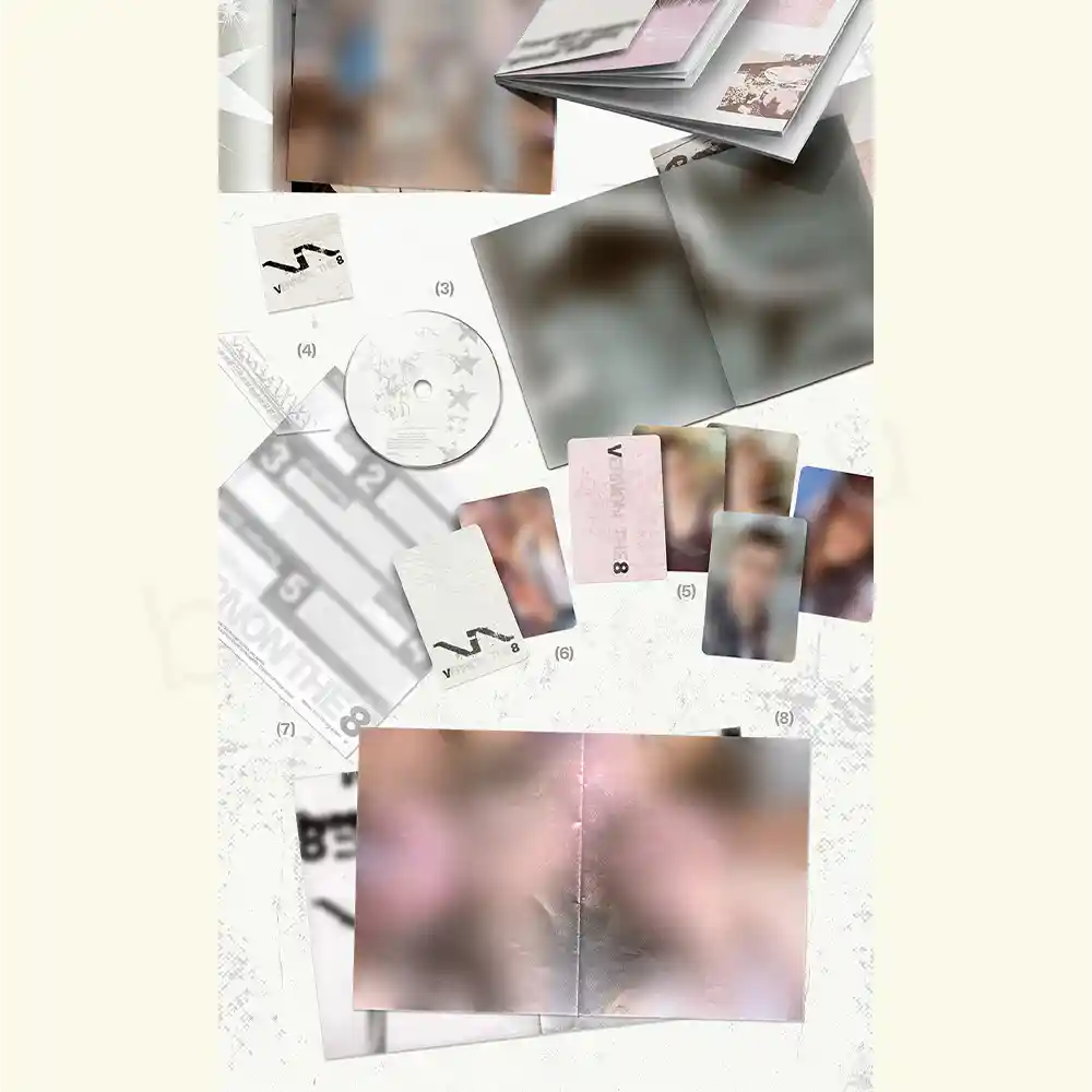 V8 (SEVENTEEN) – V8 + Weverse Photocard* [1st Mini Album] – Bak