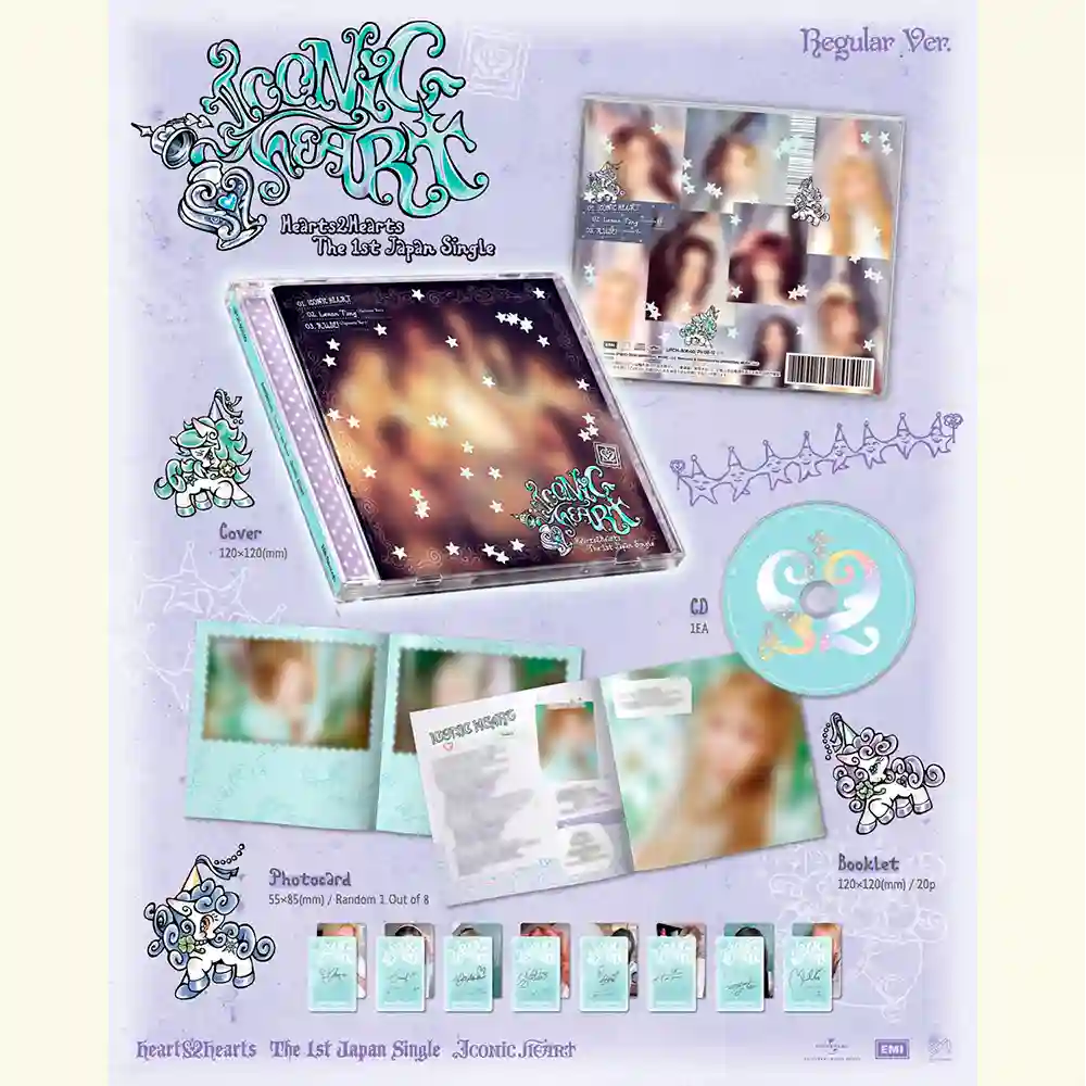Hearts2Hearts – ICONIC HEART (Regular Edition) [Japan 1st Single