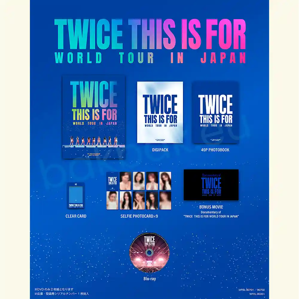 TWICE – THIS IS FOR (Limited Edition) [World Tour in Japan] – Bak